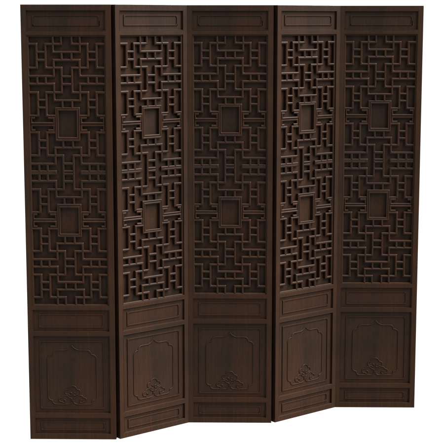 Panel & Partition 3D Model - A23D