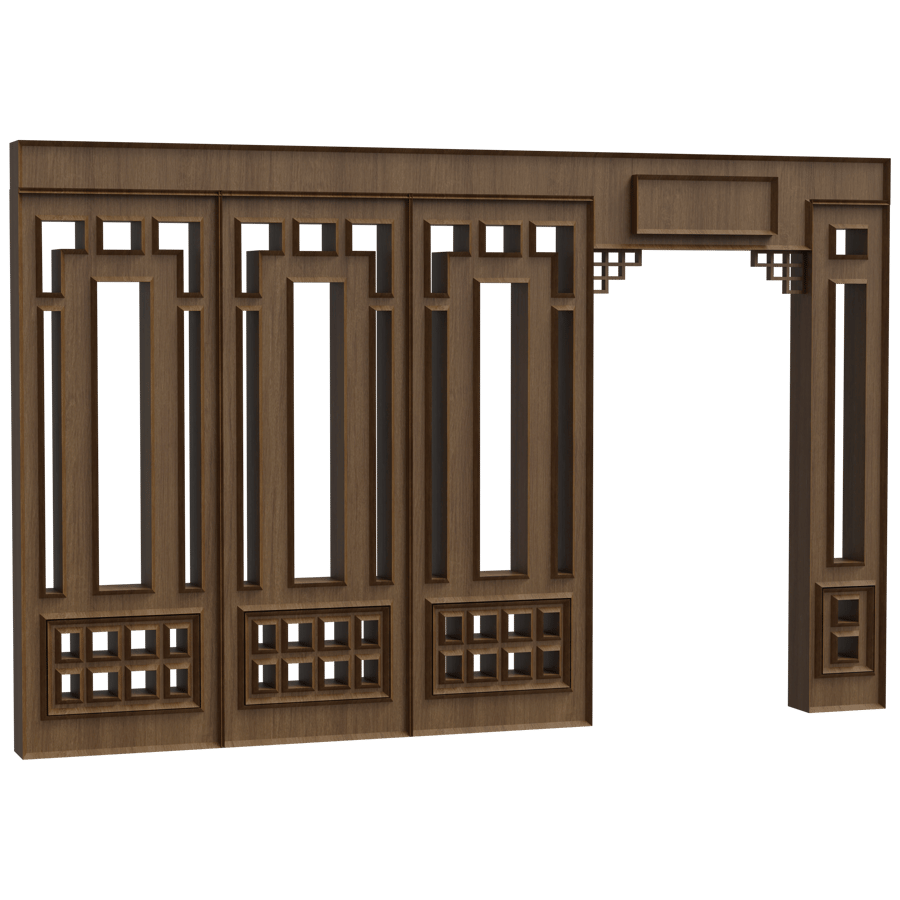 Panel & Partition 3D Model - A23D