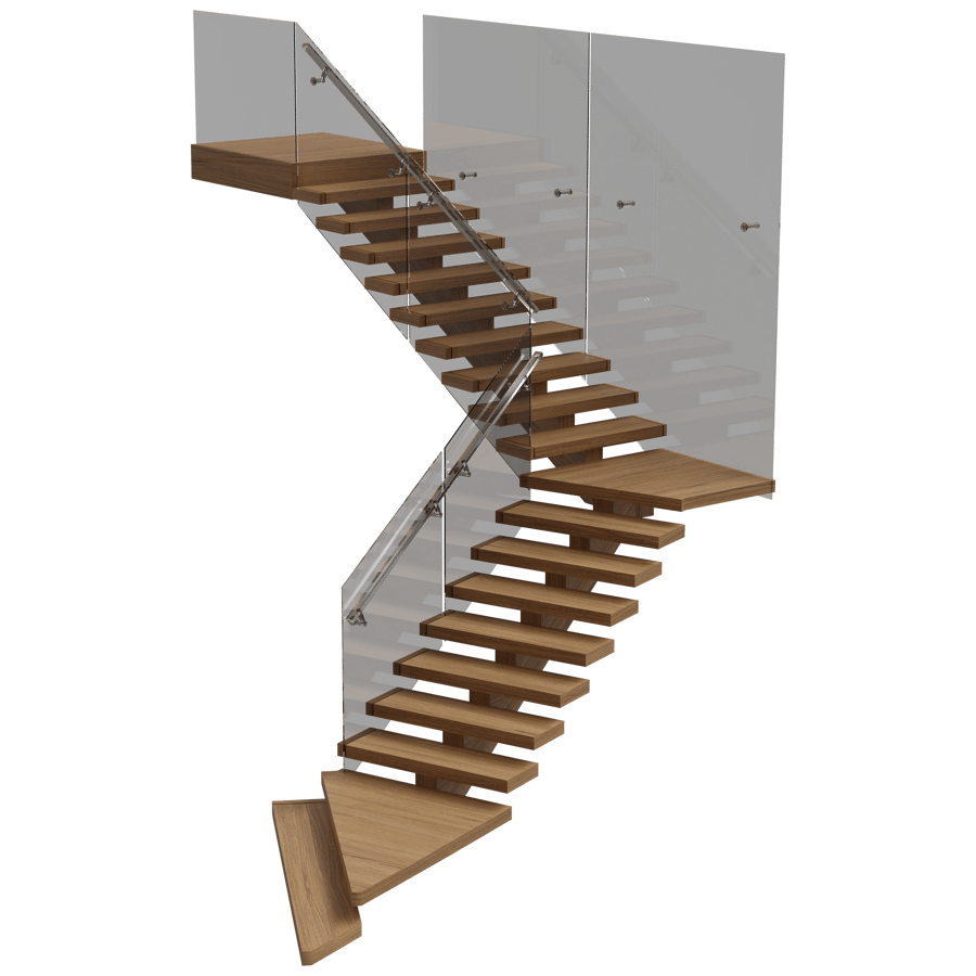 Staircase 3D Model - A23D