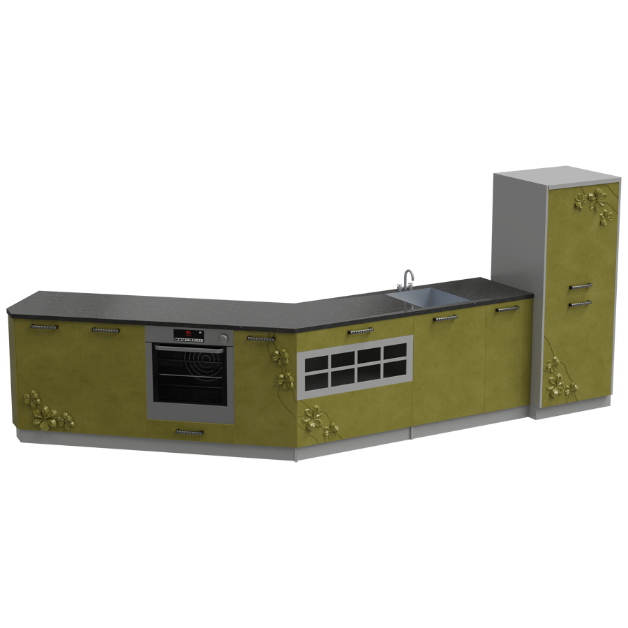 Kitchen Rack 3D Model - A23D