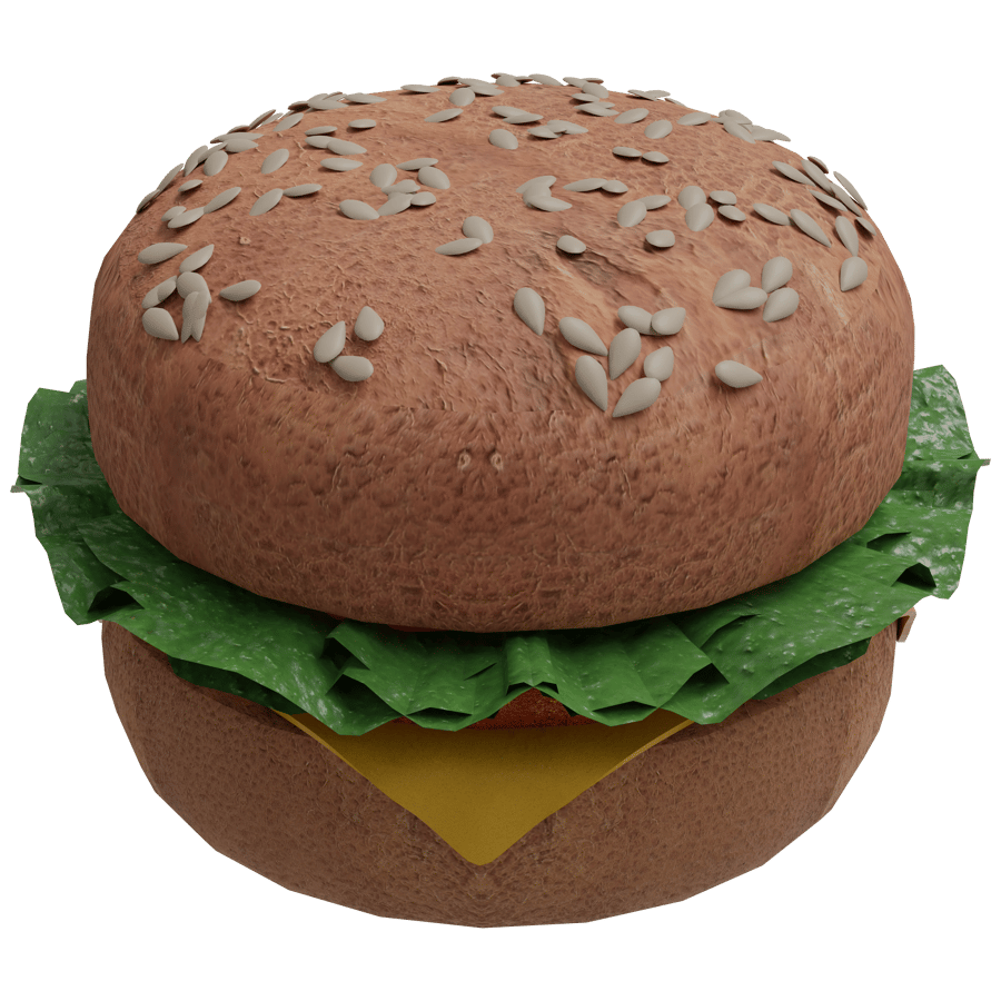 Cooked Food 3D Model - A23D