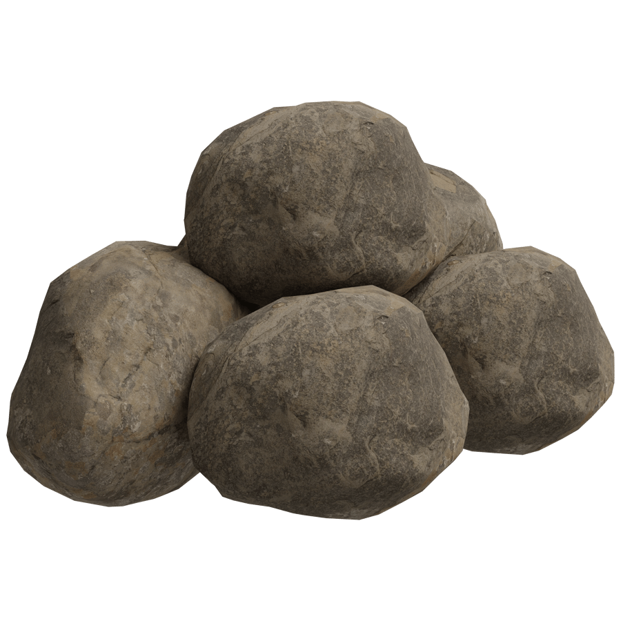 Stone Elements 3D Model - A23D
