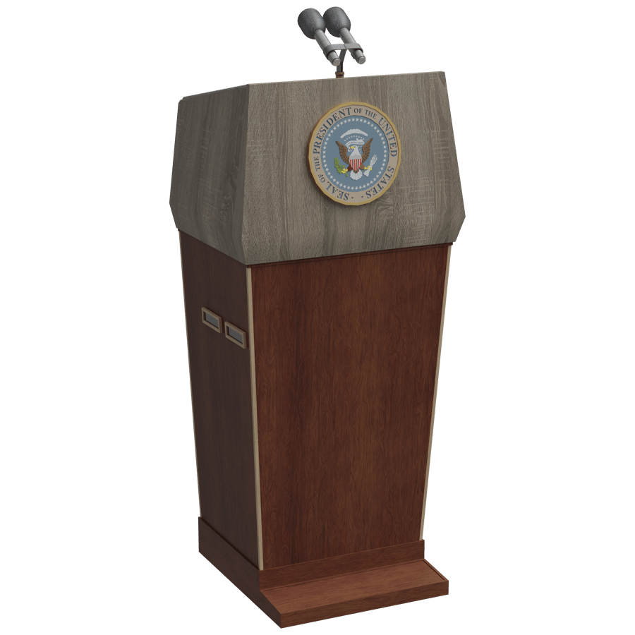 Podium 3D Model - A23D