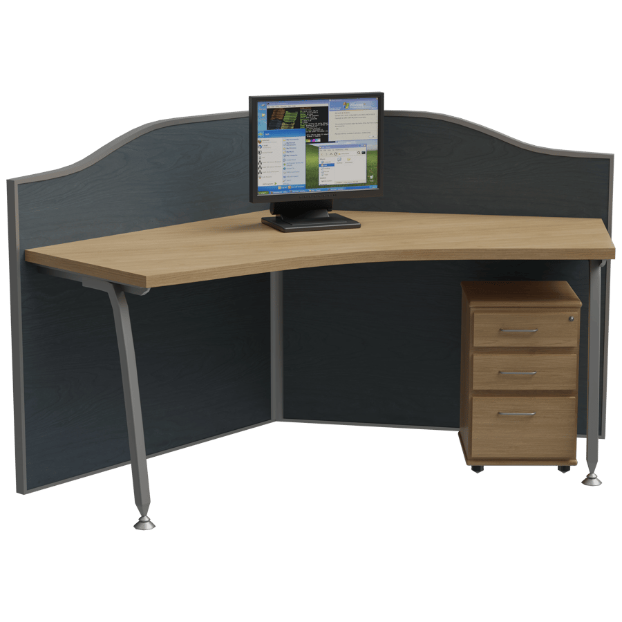 Workstation 3D Model - A23D