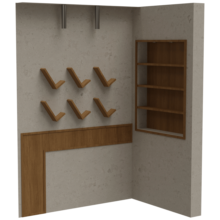 Shelf & Rack 3D Model - A23D