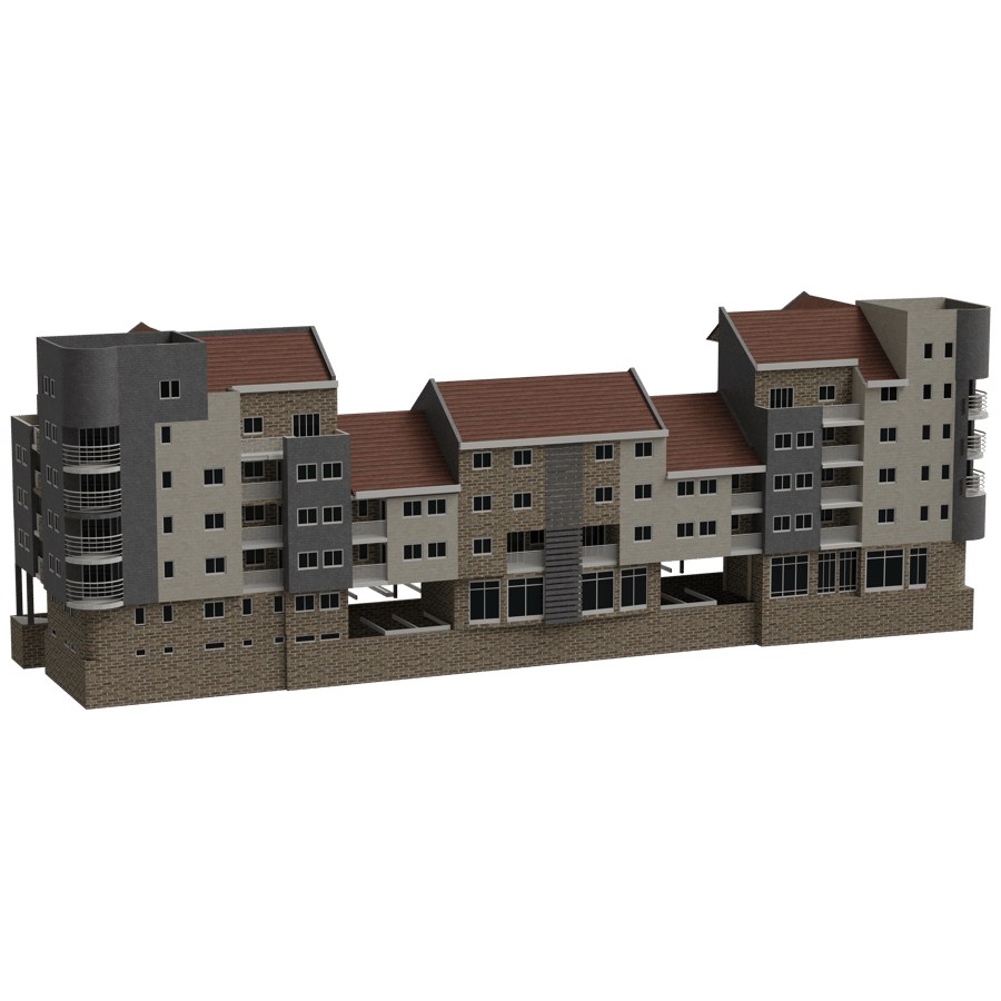 High Rise Buildings 3D Model - A23D