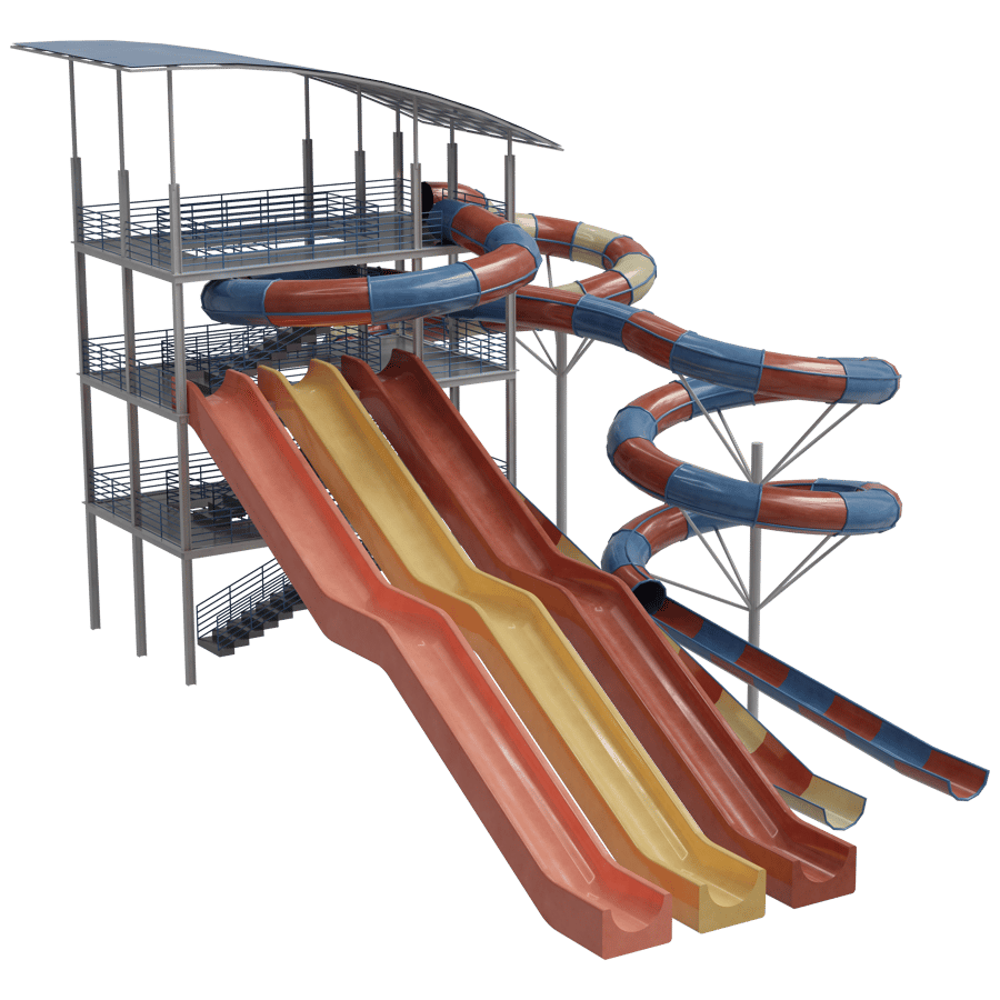 Water Sports & Rides 3D Model - A23D