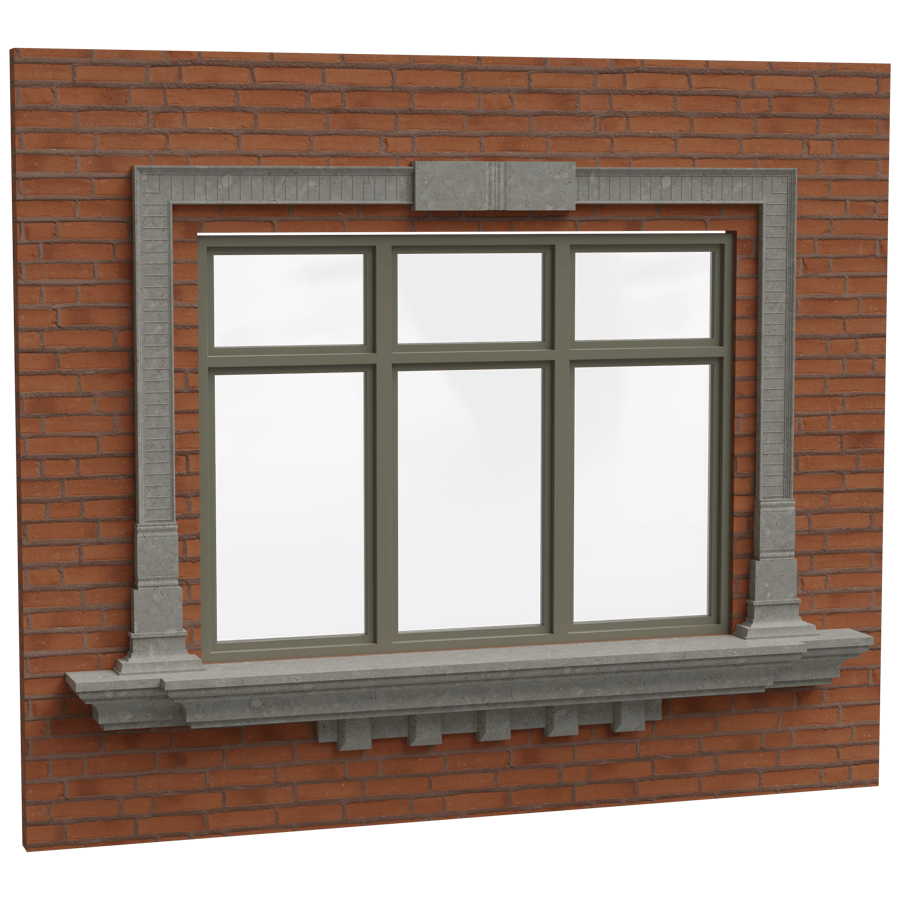 Window 3D Model - A23D