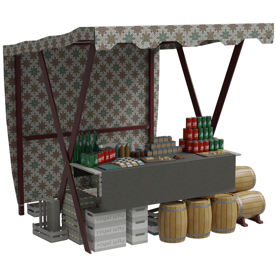 Display Rack 3D Model - A23D