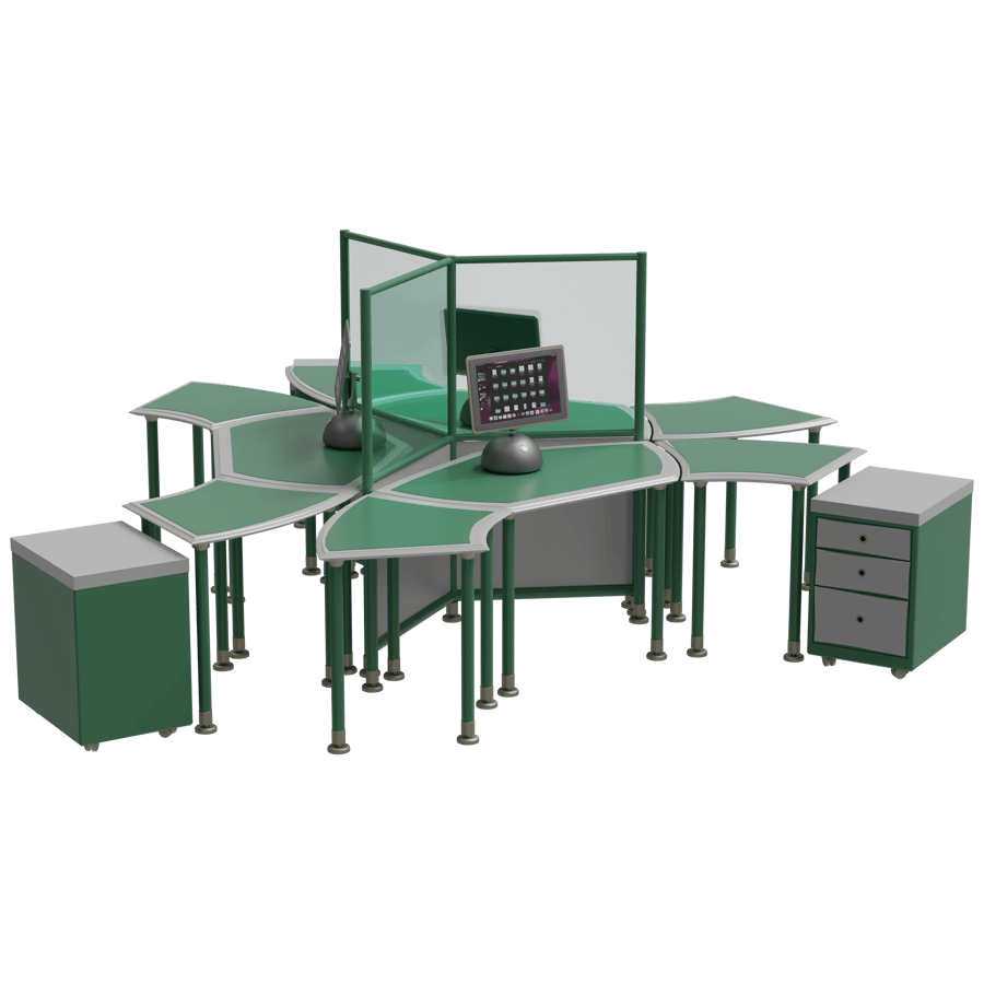 Workstation 3D Model - A23D