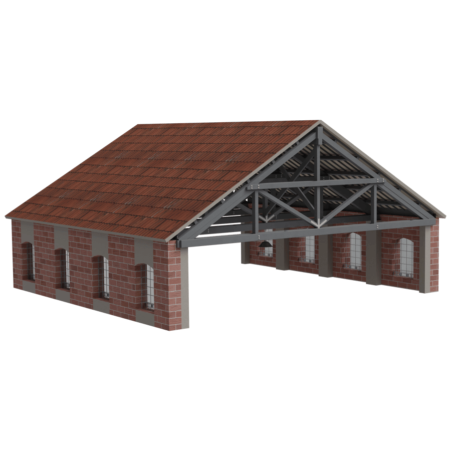 Structures 3D Model - A23D