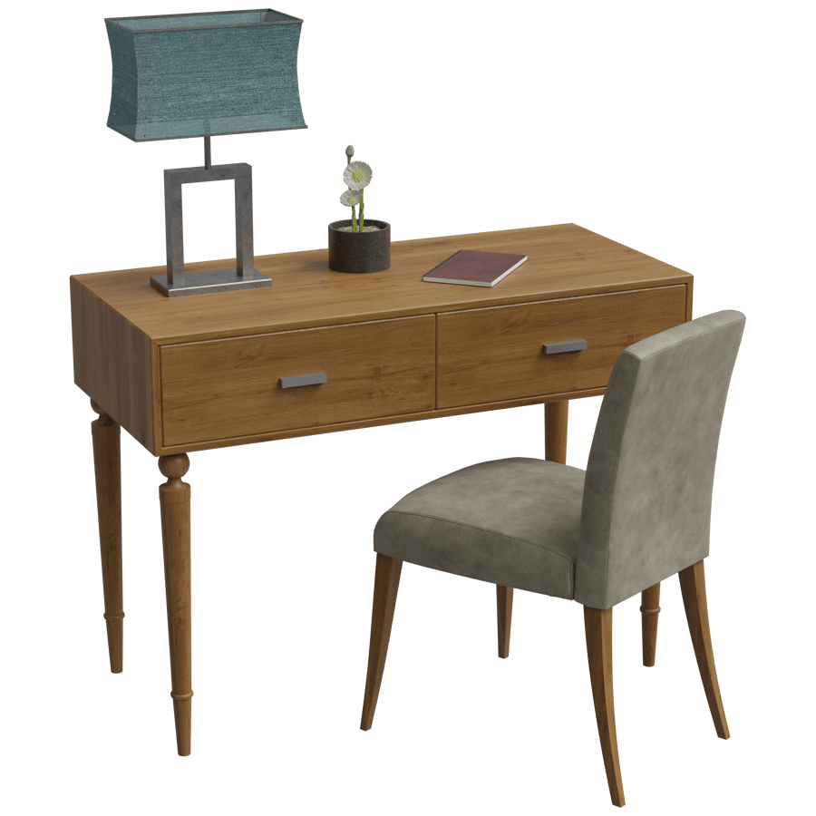 Study Table 3D Model - A23D