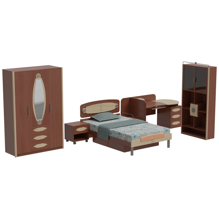 Single Bed 3D Model - A23D