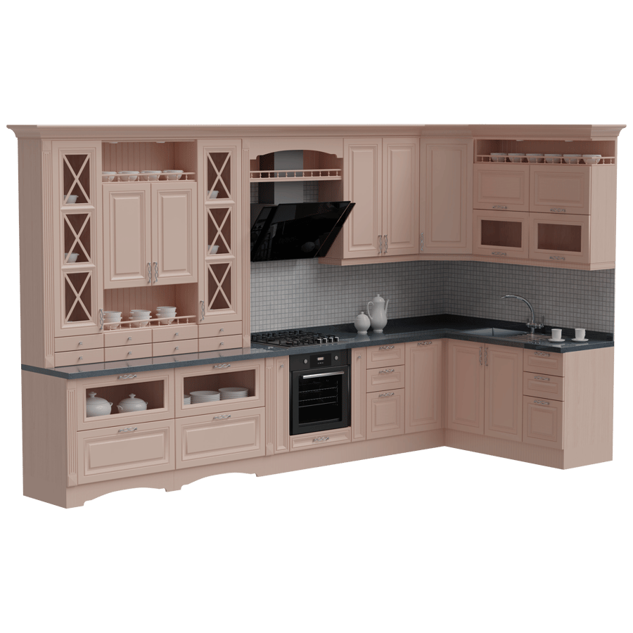 Kitchen Scene 3D Model - A23D