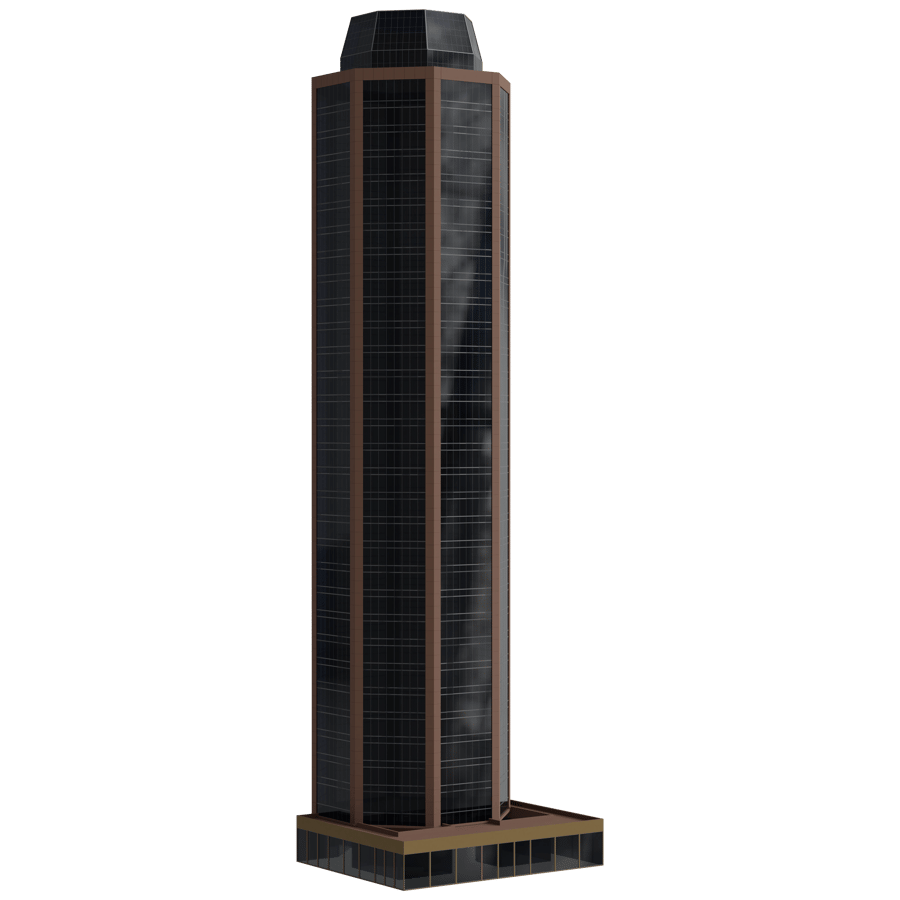 High Rise Building 3D Model - A23D