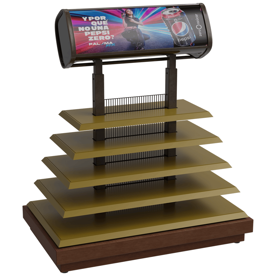 Display Rack 3D Model - A23D