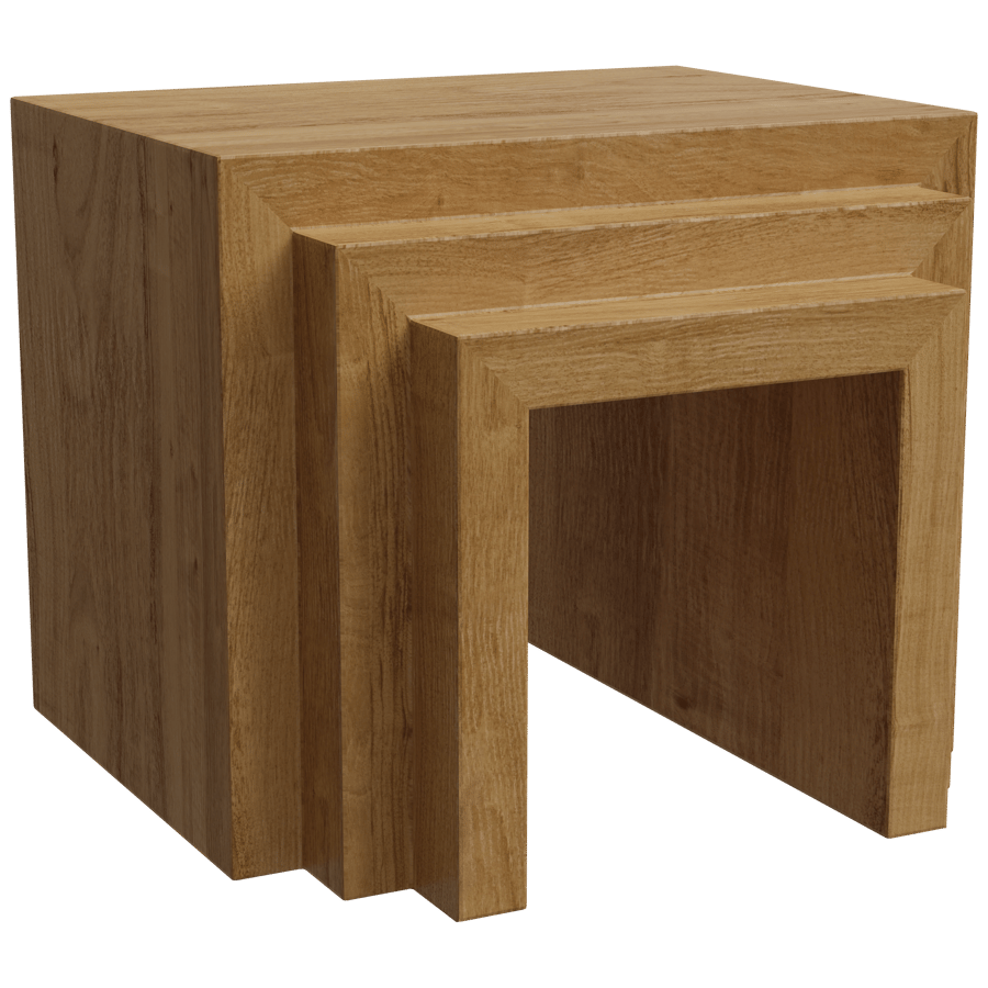 Rectangular Side Table 3D Model - A23D