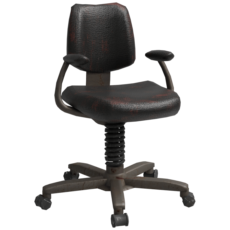 Office & Revolving Chair 3D Model - A23D
