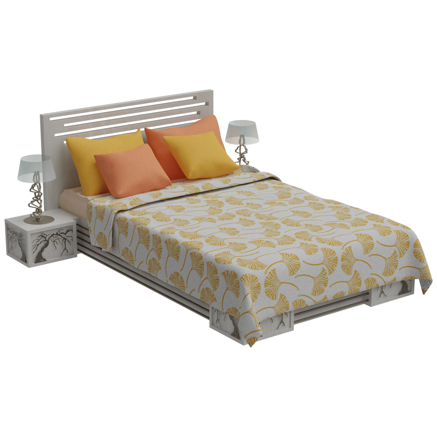 Single Bed 3D Model - A23D