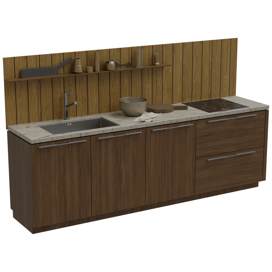 Kitchen Rack 3D Model - A23D
