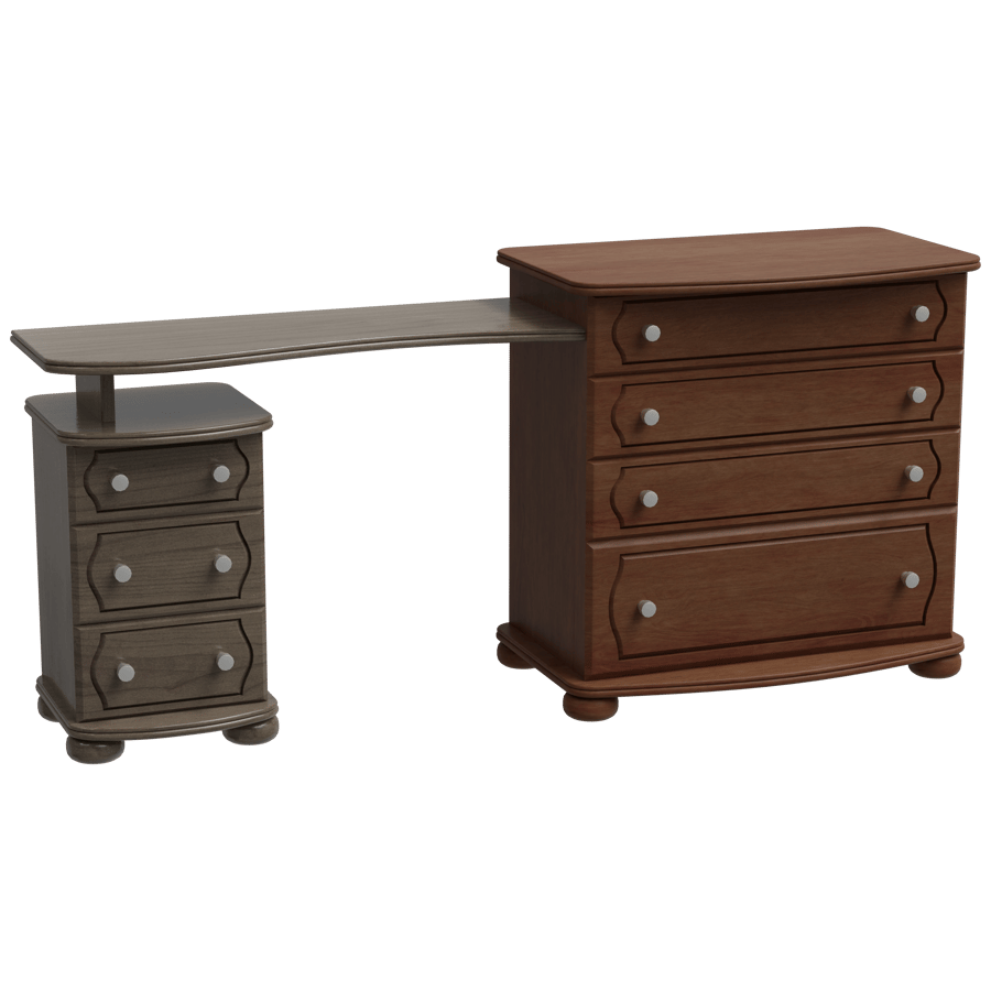 Study Table 3D Model - A23D