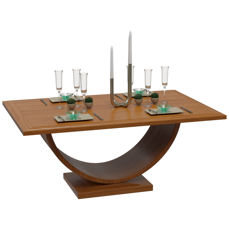 Dining Table 3D Model - A23D