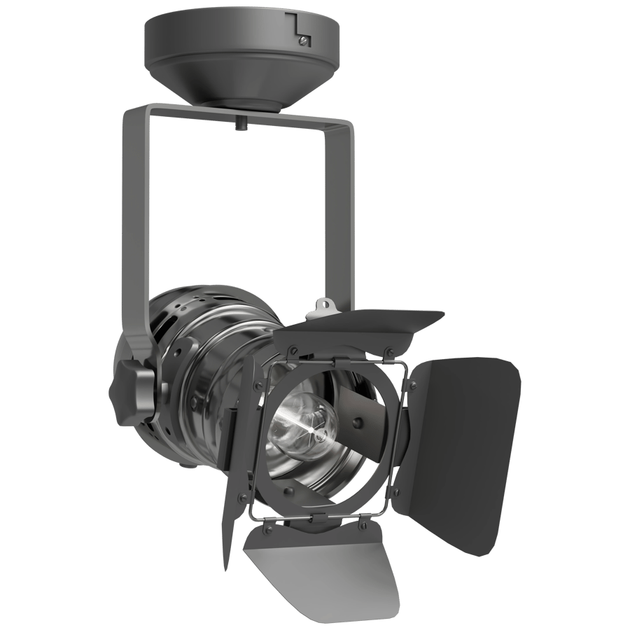 Stage Spotlight 3D Model - A23D