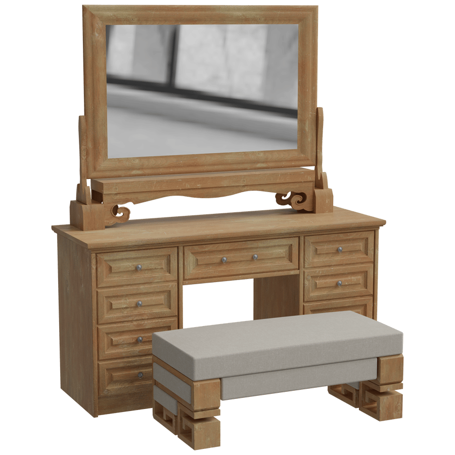 Dressing Table 3D Model - A23D