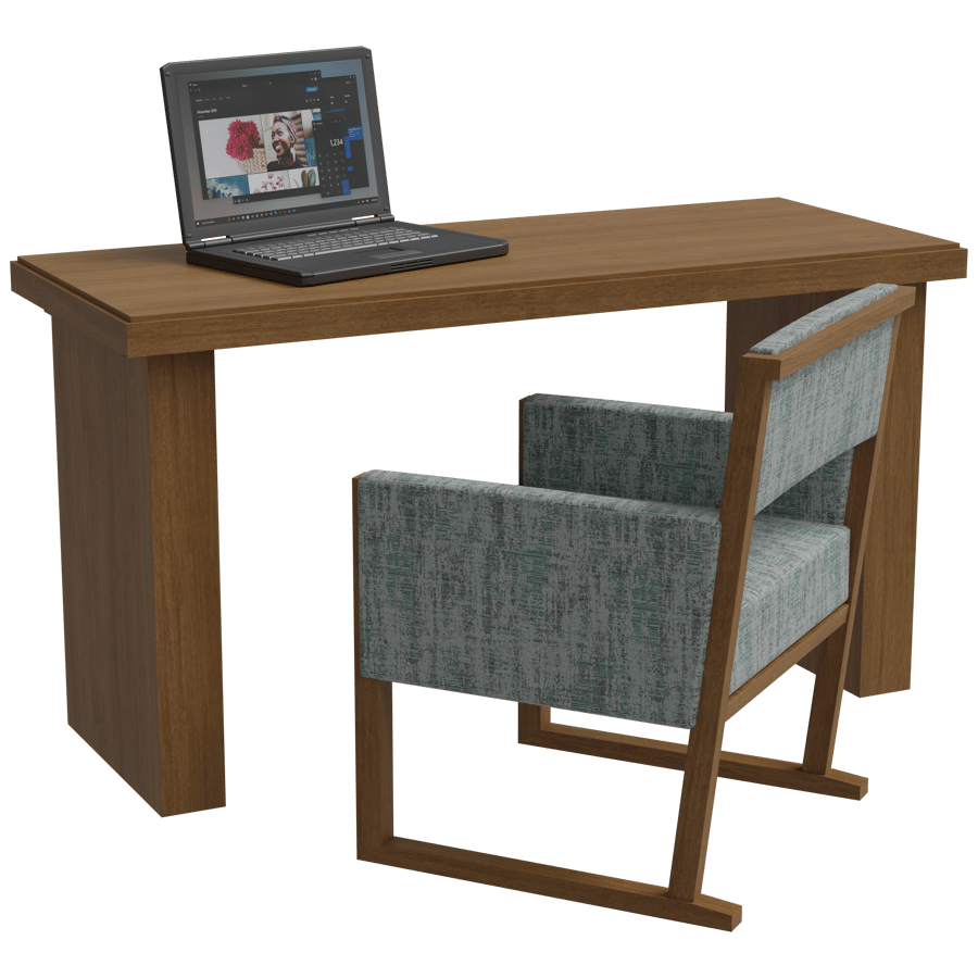 Study Table 3D Model - A23D