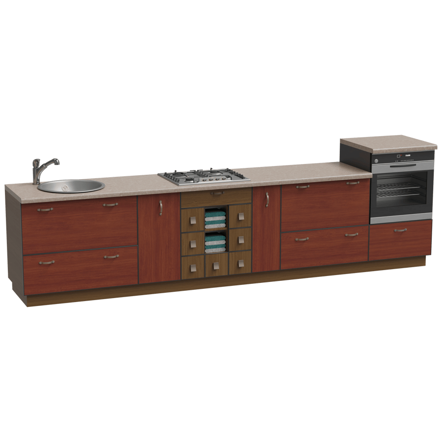 Kitchen Rack 3D Model - A23D