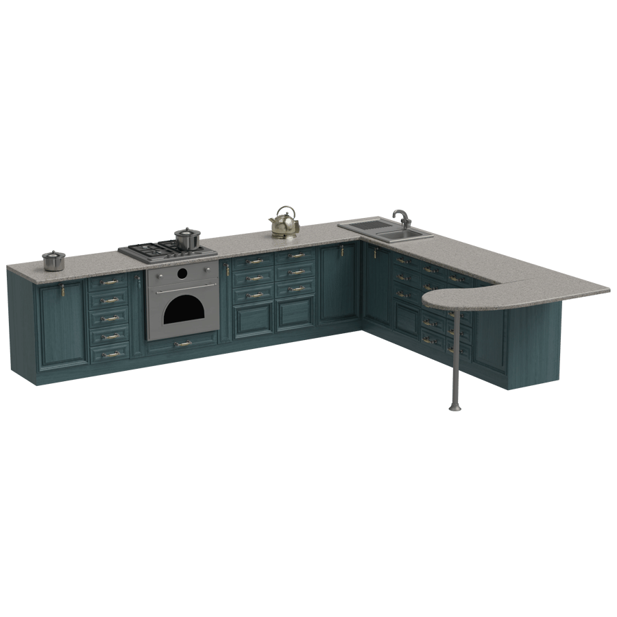 Kitchen Rack 3D Model - A23D