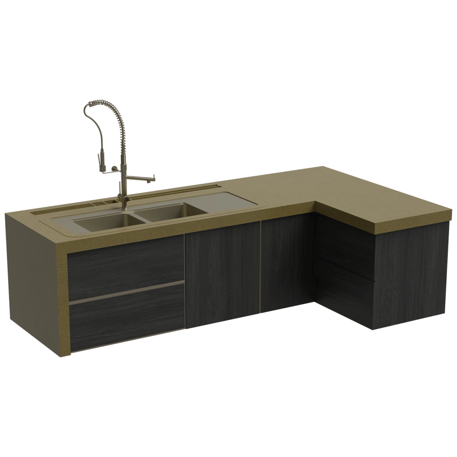 Kitchen Rack 3D Model - A23D