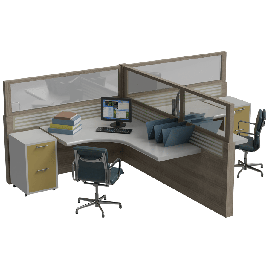 Workstation 3D Model - A23D