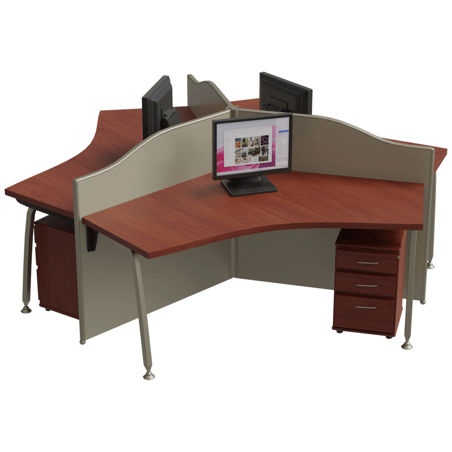 Workstation 3D Model - A23D