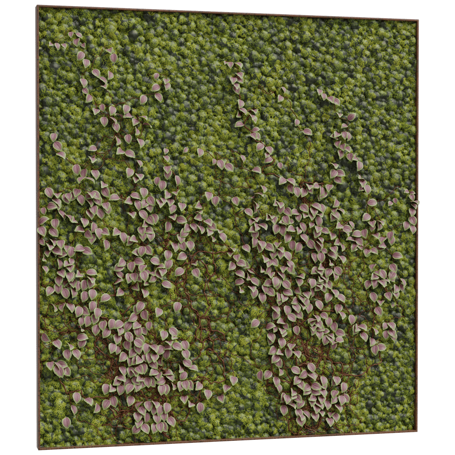 Moss Wall Panel 3D Model - A23D