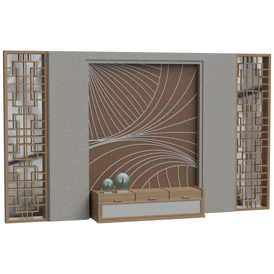 Panel & Partition 3D Model - A23D
