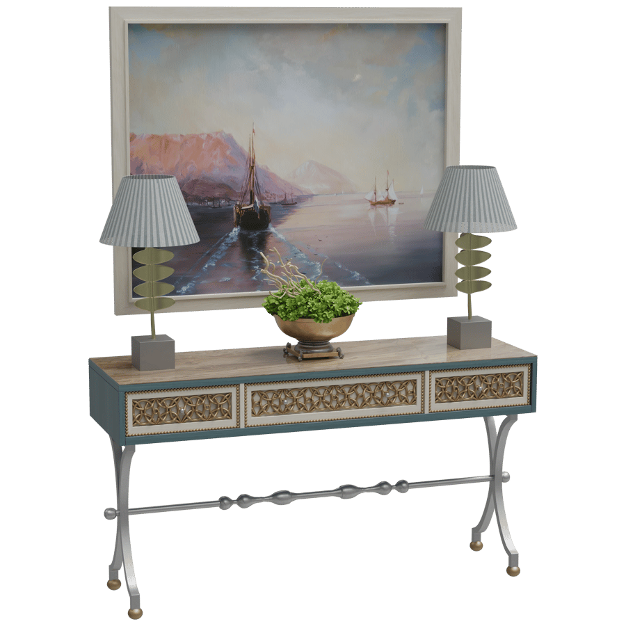 Console Table 3D Model - A23D