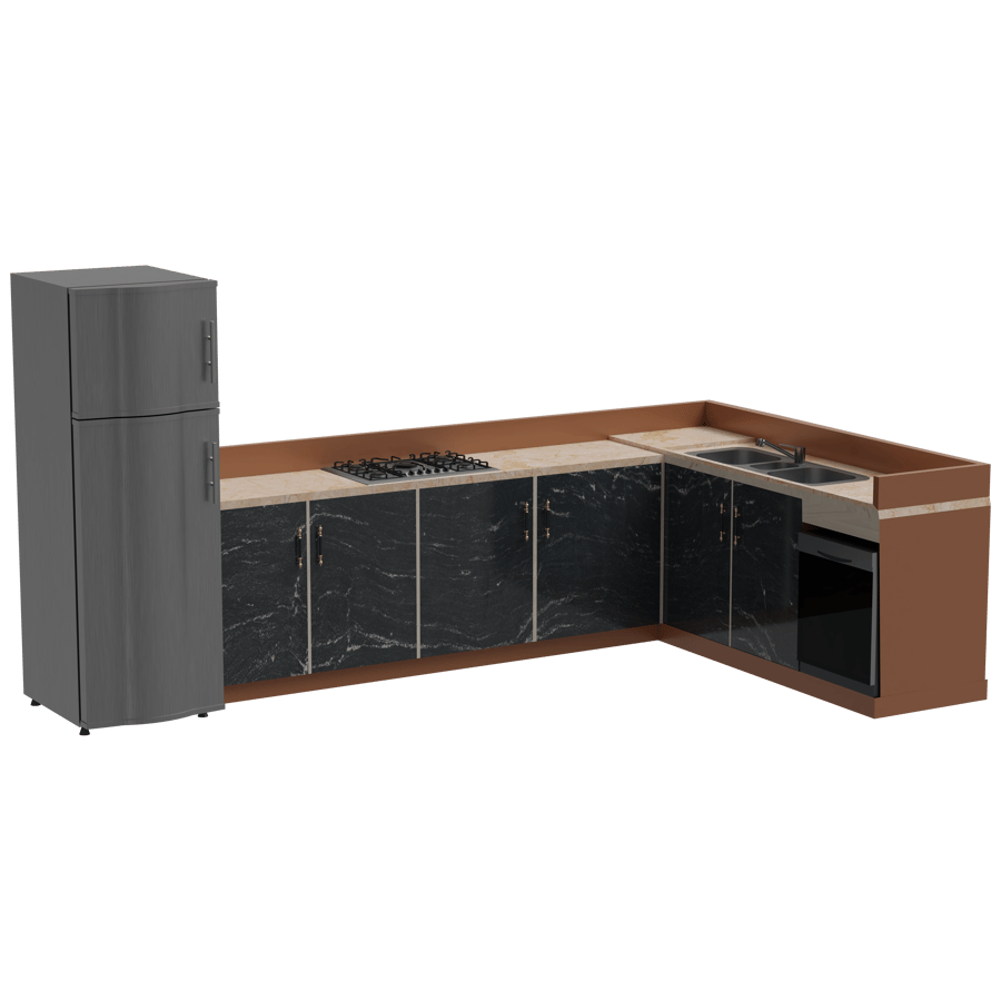 Kitchen Rack 3D Model - A23D