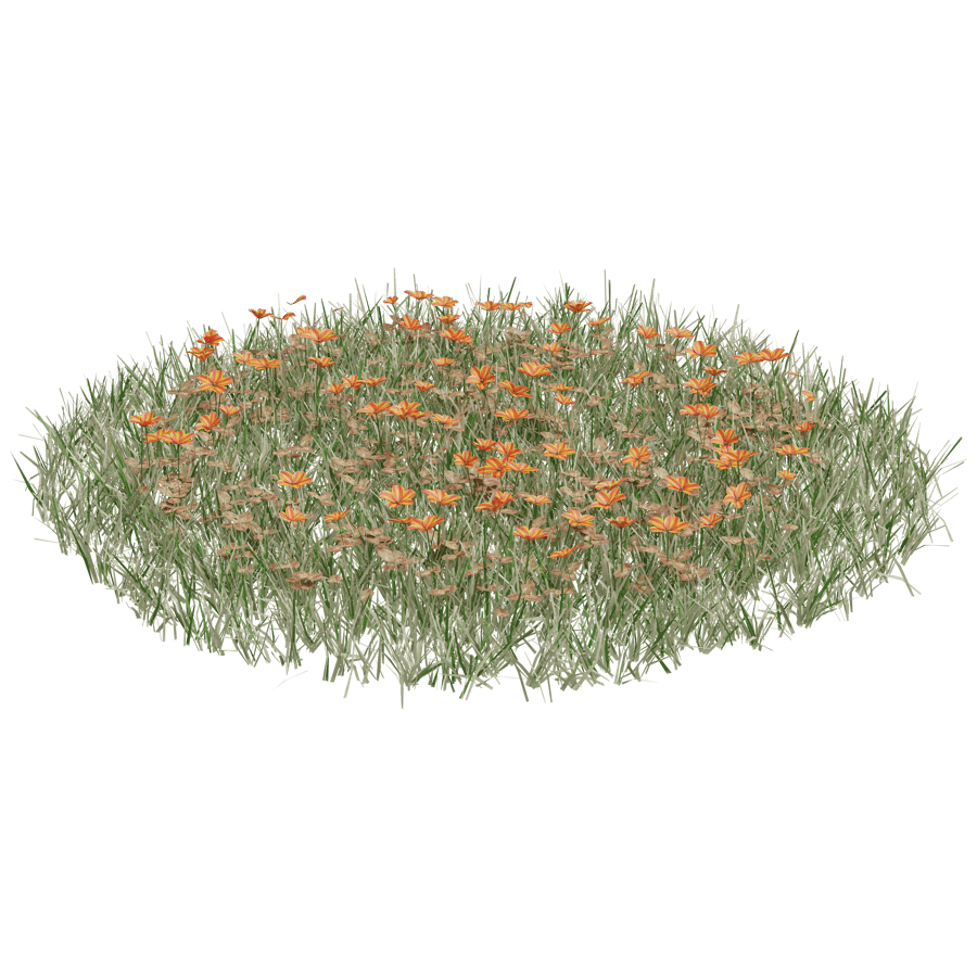 Ground Cover 3D Model - A23D