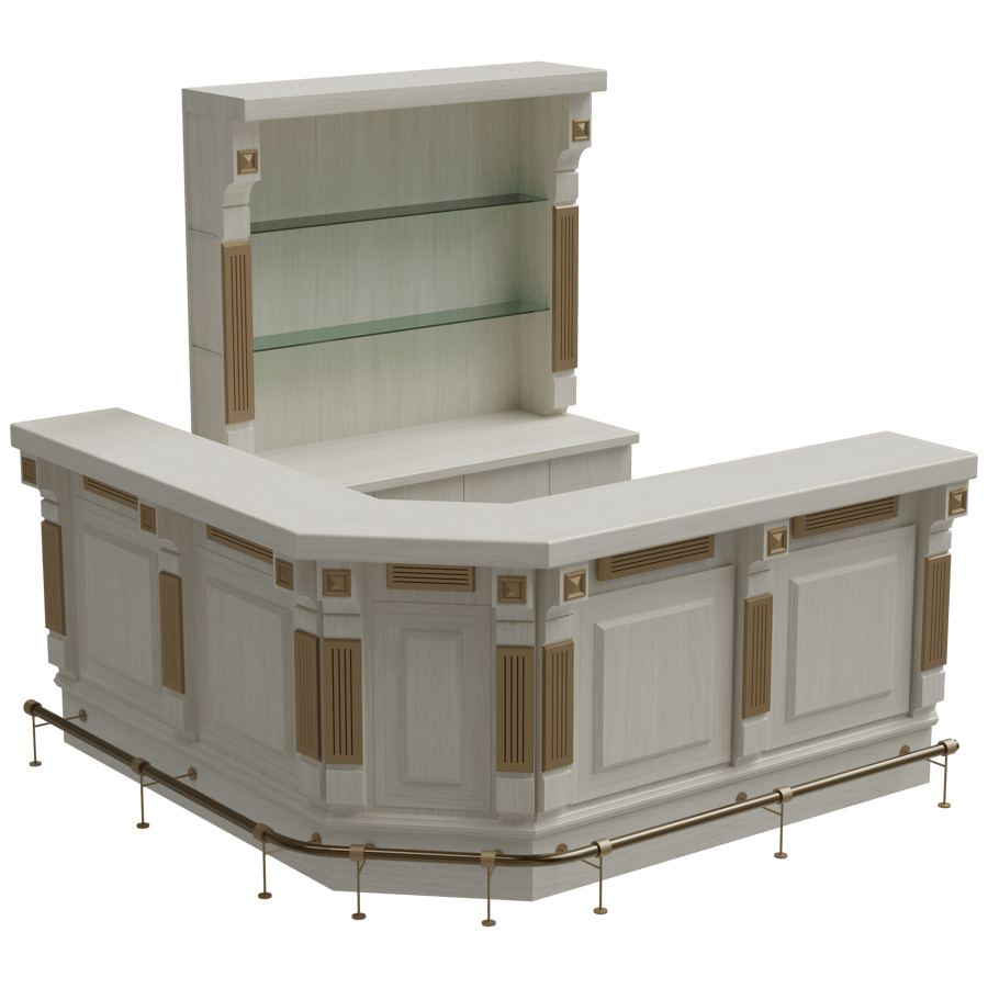 Reception Table 3D Model - A23D