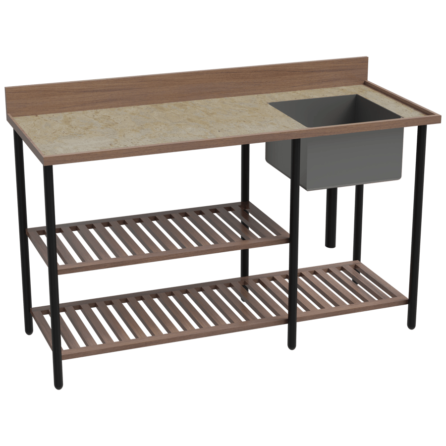 Kitchen Rack 3D Model - A23D