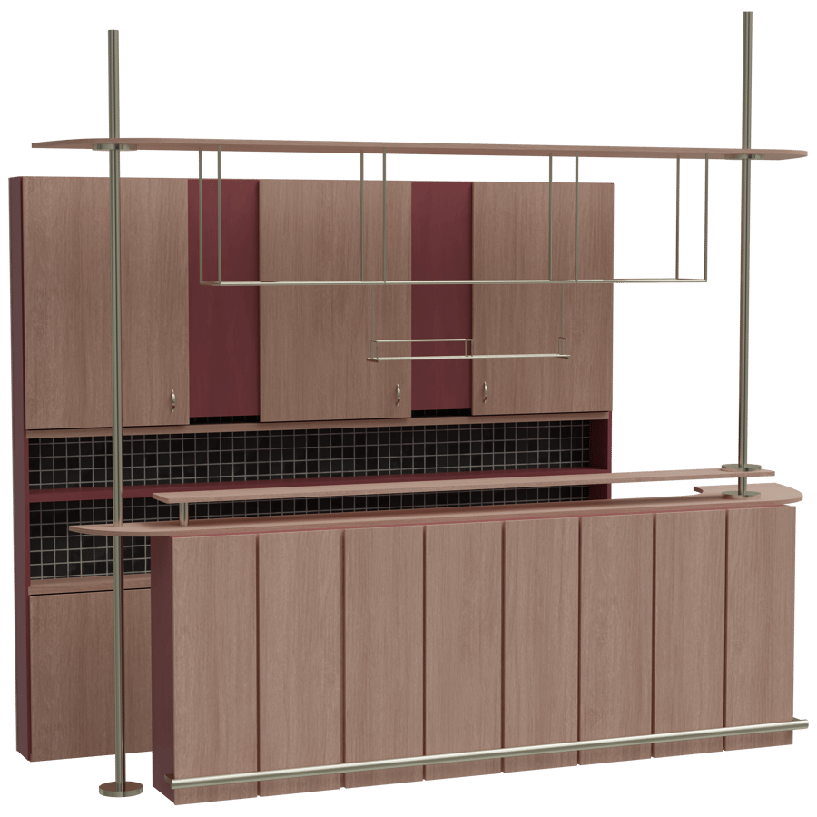 Kitchen Rack 3D Model - A23D