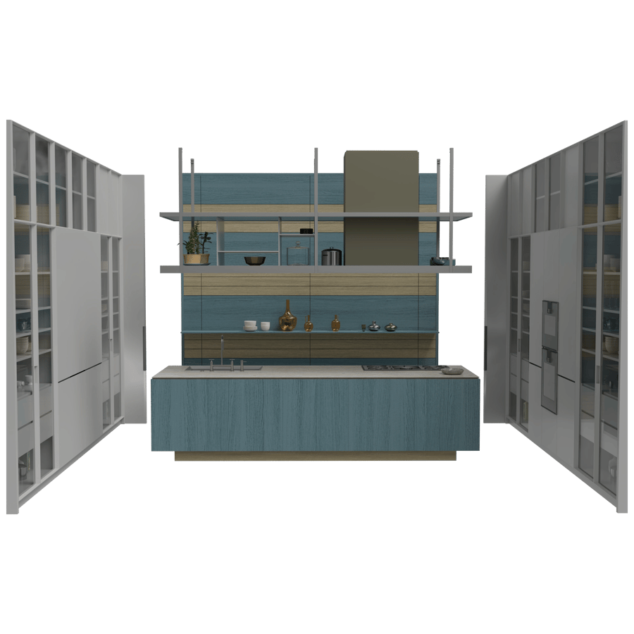Kitchen Scene 3D Model - A23D