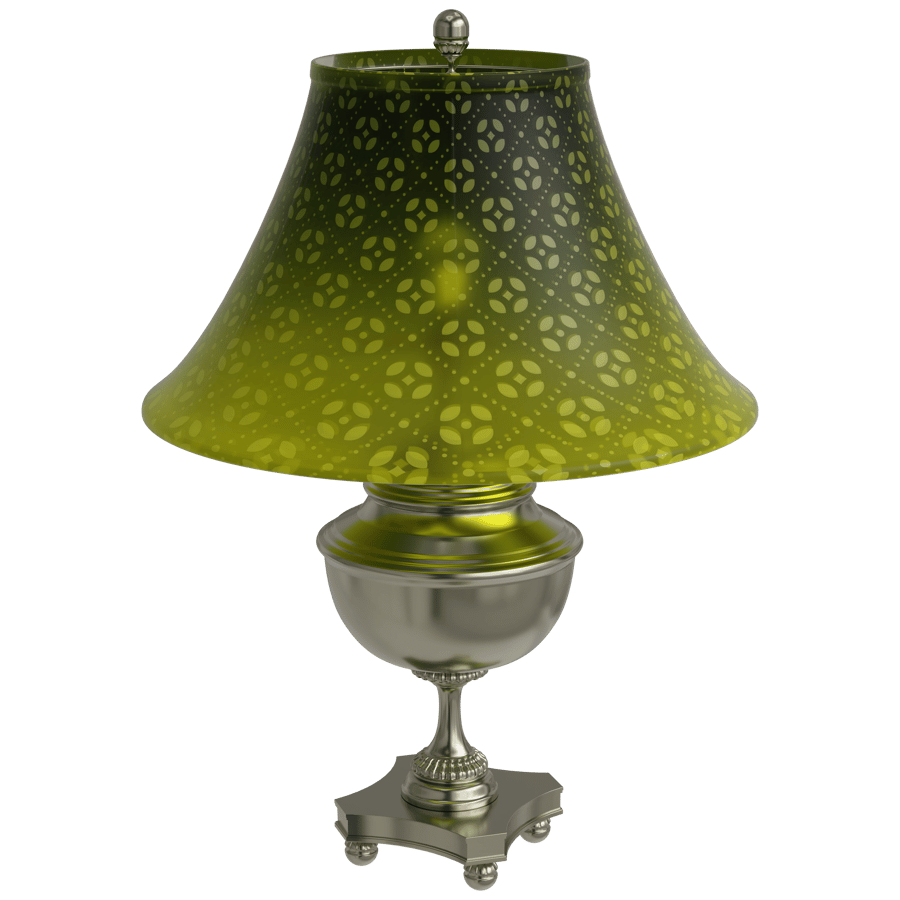Bronze Lamp 3D Model - A23D