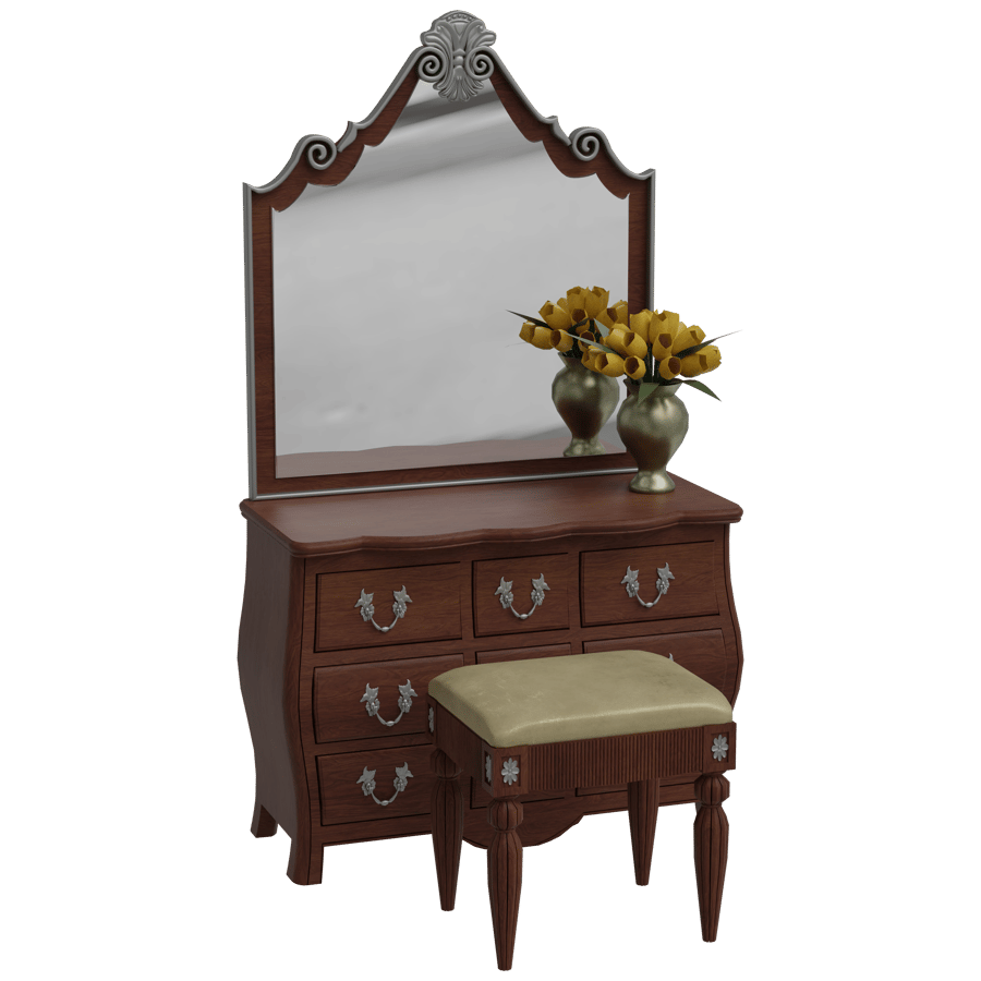 Dressing Table 3D Model - A23D