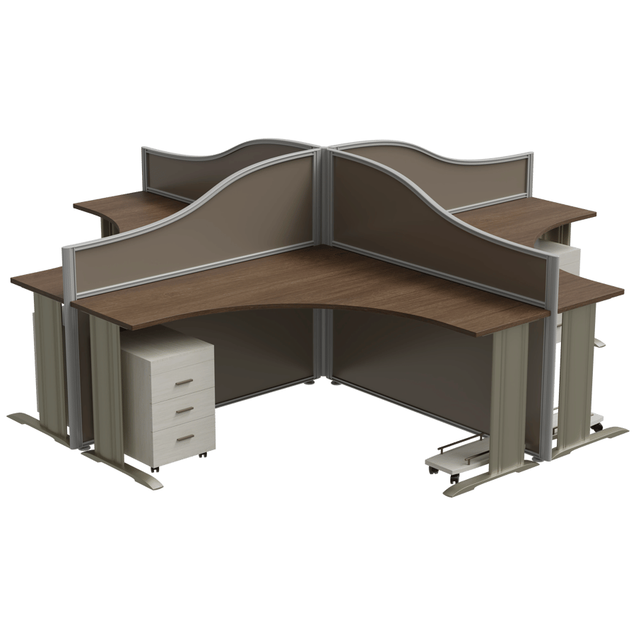 Workstation 3D Model - A23D