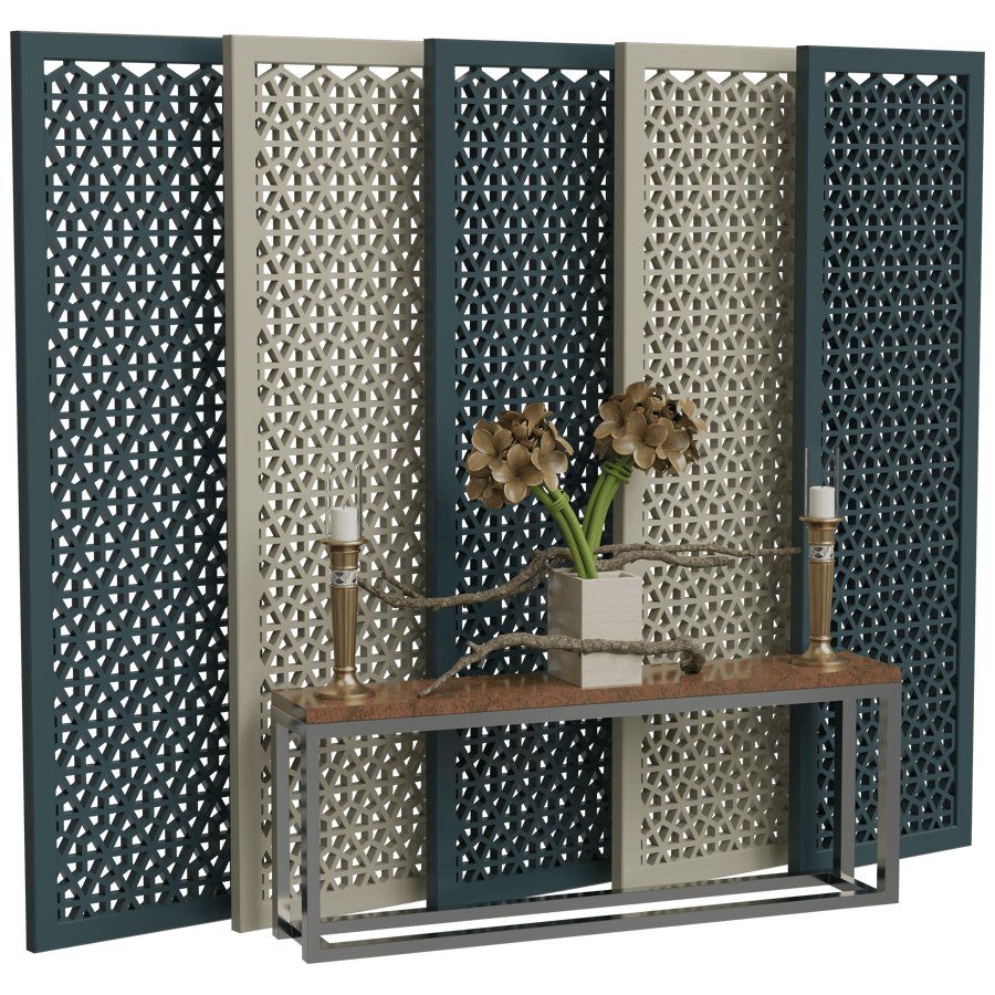 Panel & Partition 3D Model - A23D