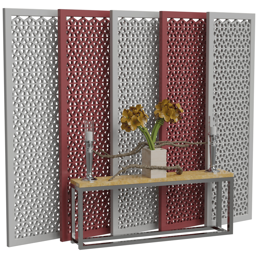 Panel & Partition 3D Model - A23D