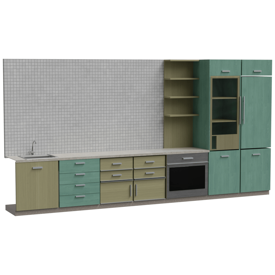 Kitchen Rack 3D Model - A23D