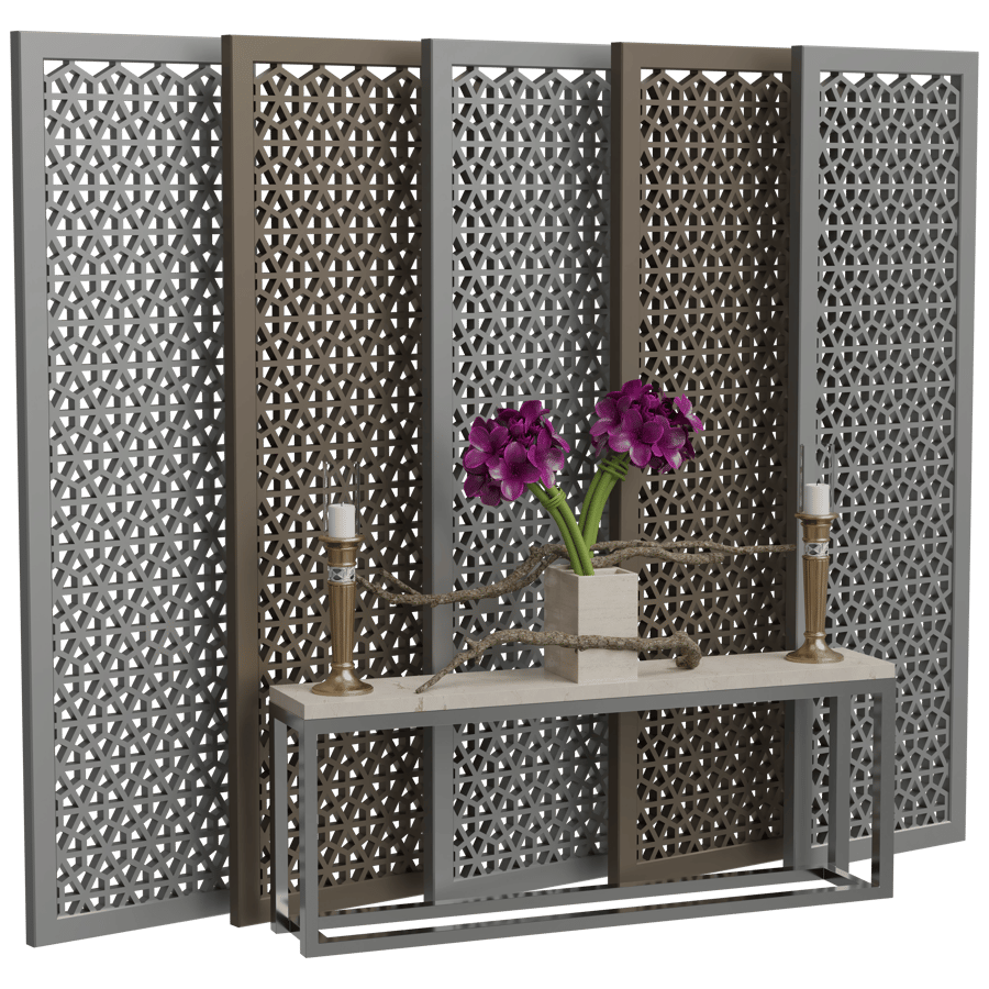 Panel & Partition 3D Model - A23D